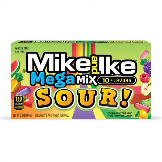 Mike & Ike Sour Mega Mix Theatre Box 5oz (141g)