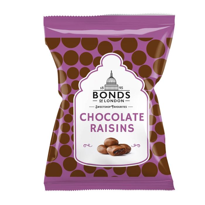 Bonds Chocolate Raisins Bag 100g