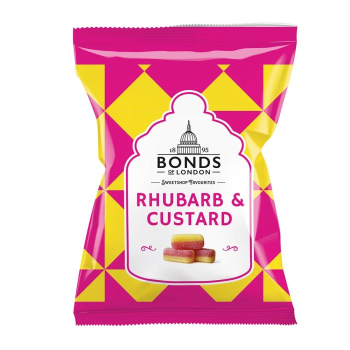 Bonds Rhubarb & Custard 130g