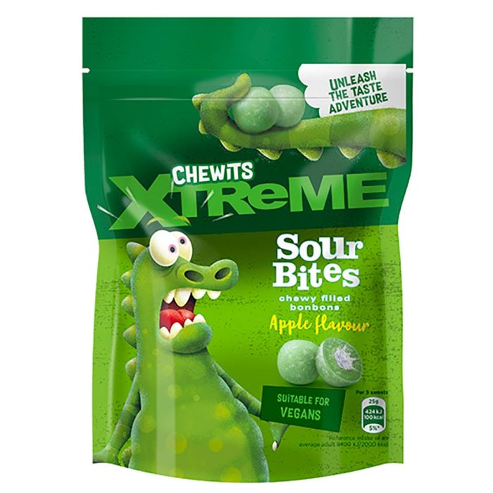 Chewits Xtreme Apple & Lemon Sour Bites 115g