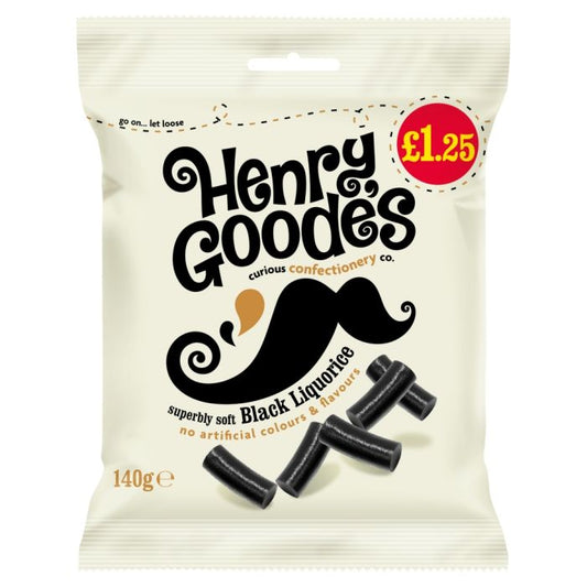 Henry Goode's Soft Eating Liquorice Share Bags