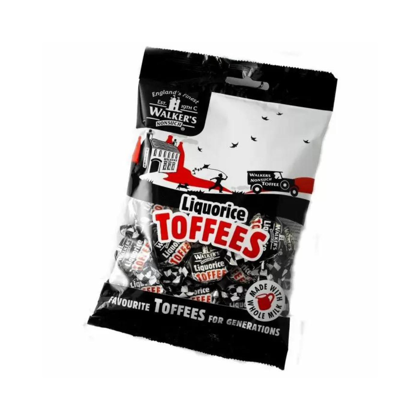 Walkers Nonsuch Liquorice Toffees 150g