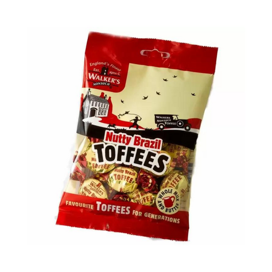 Walkers Nonsuch Nutty Brazil Toffees 150g