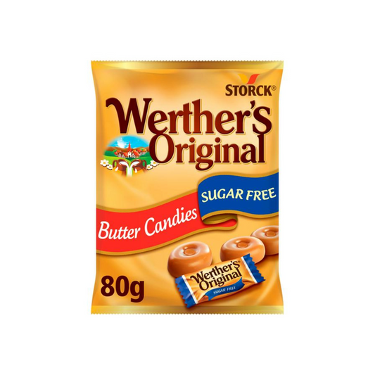 Werther's Original Butter Candies Sugar Free 80g