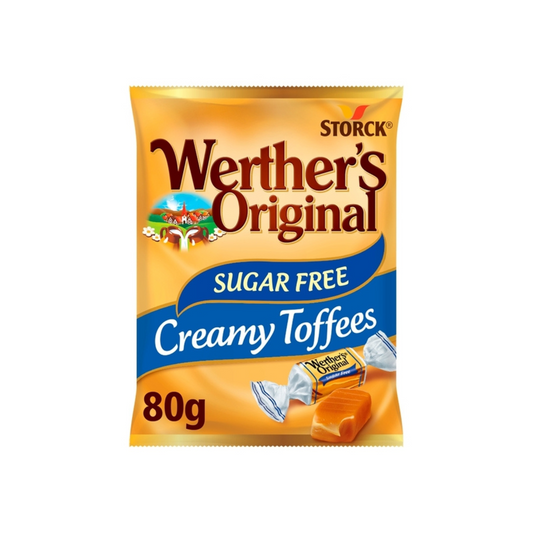 Werther's Original Creamy Toffees Sugar Free 80g