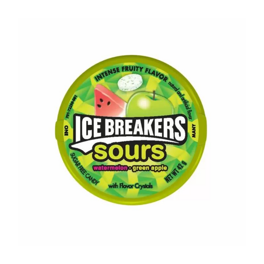 Ice Breakers Sours Watermelon & Green Apple (42g)