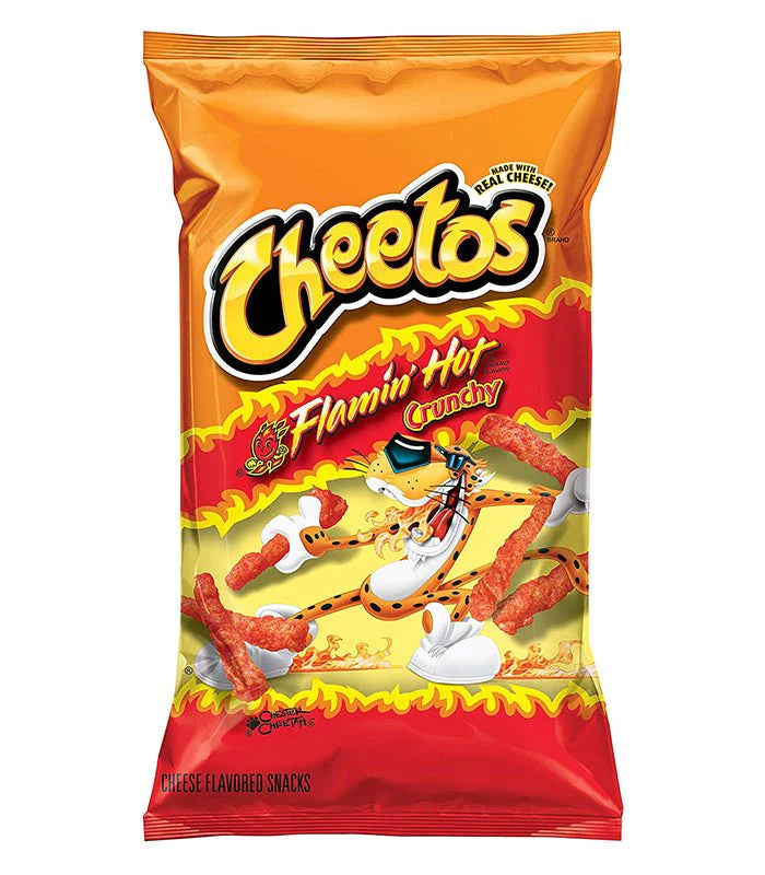 Frito Lay Cheetos Crunchy Flaming Hot 60.2g