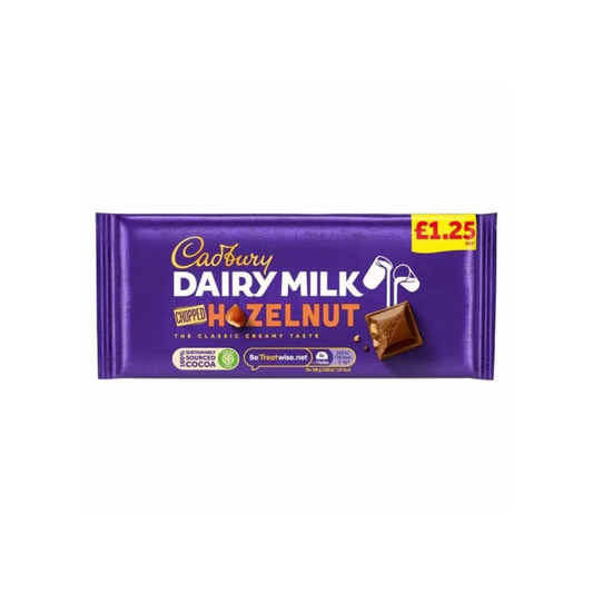 Cadbury Dairy Milk Chopped Hazelnut 95g