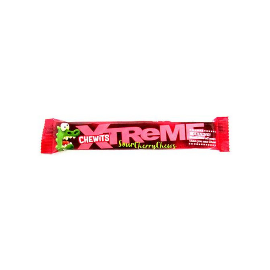 Chewits Xtreme Sour Cherry Chews 34g