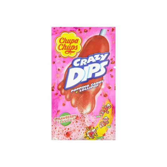 Chupa Chups Crazy Dips Lollipop And Dip 14g