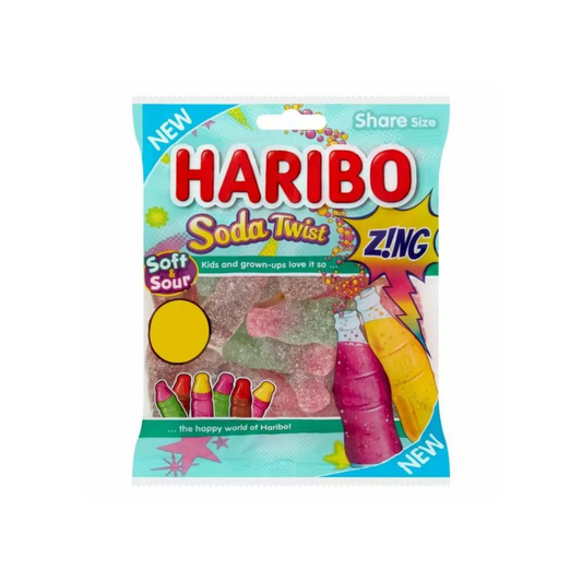 Haribo Soda Twist Zing 160g