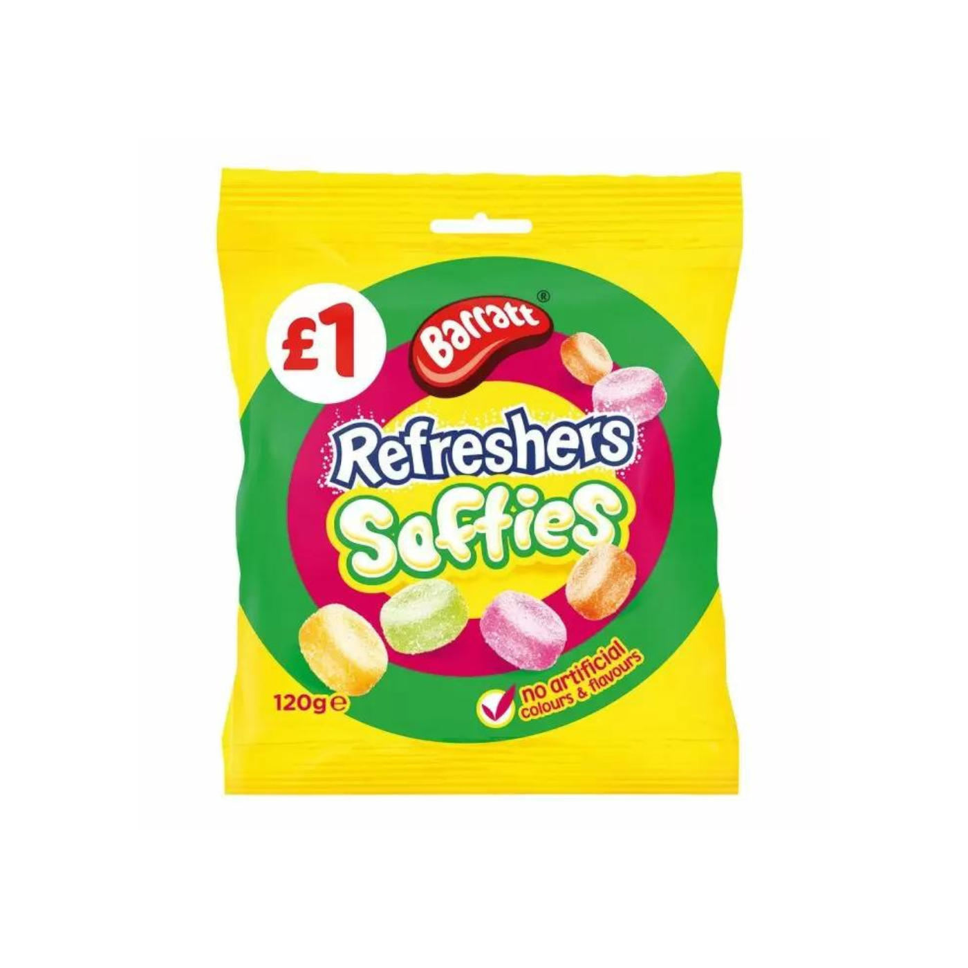 Barratt Refreshers Softies Bag 120G